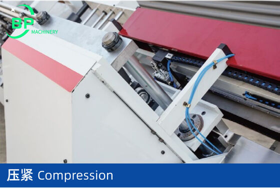 高校ノート製本用、デュアルカバーフィーダーと冷/ホットグルー機能を備えた自動ノート背表紙ストリップ巻き機 BPBB30L2F