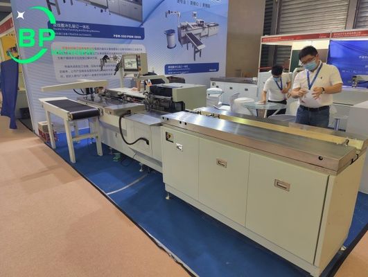 ノートブックとカレンダー用の自動ワイヤリング・パンシング・マシン PBW580S
