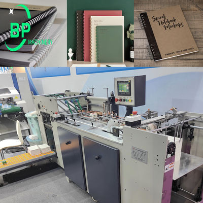 Automatic Loose Leaf Notebook Punching Machine  for Min A7 Max A4 Size spiral & wire o notebook